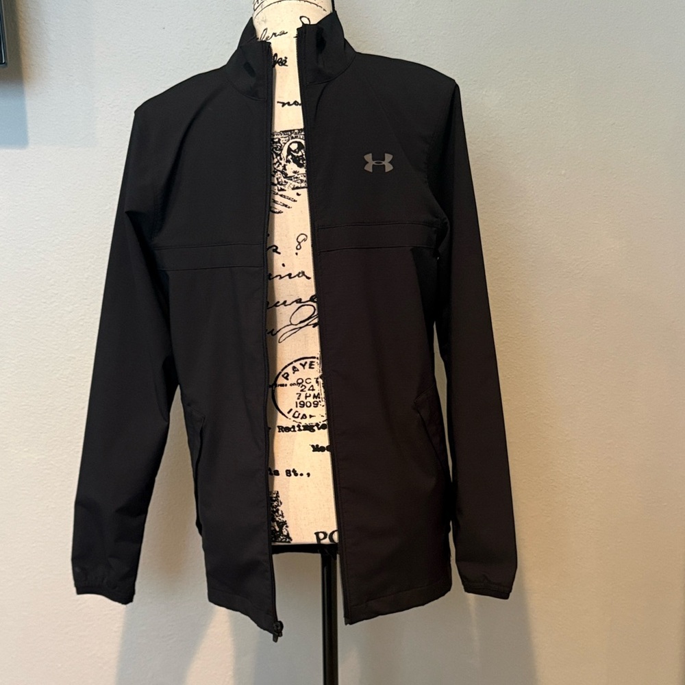 Under Armour Black Full‑Zip Performance Jacket